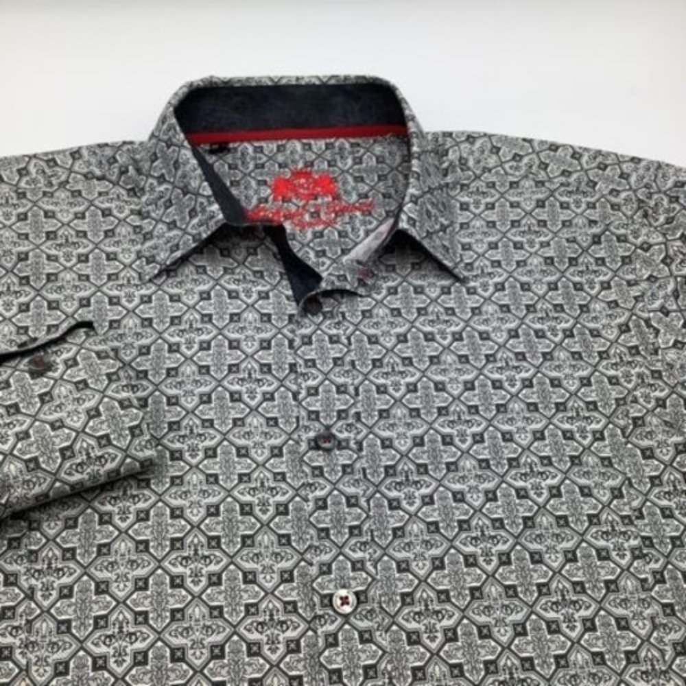 Michael & David Signature Long Sleeve Button Up Shirt Size‎ Medium
